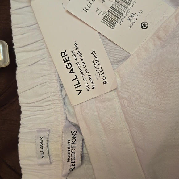 NWT northern reflection wide leg cotton pants. Women's XXL - Picture 5 of 8